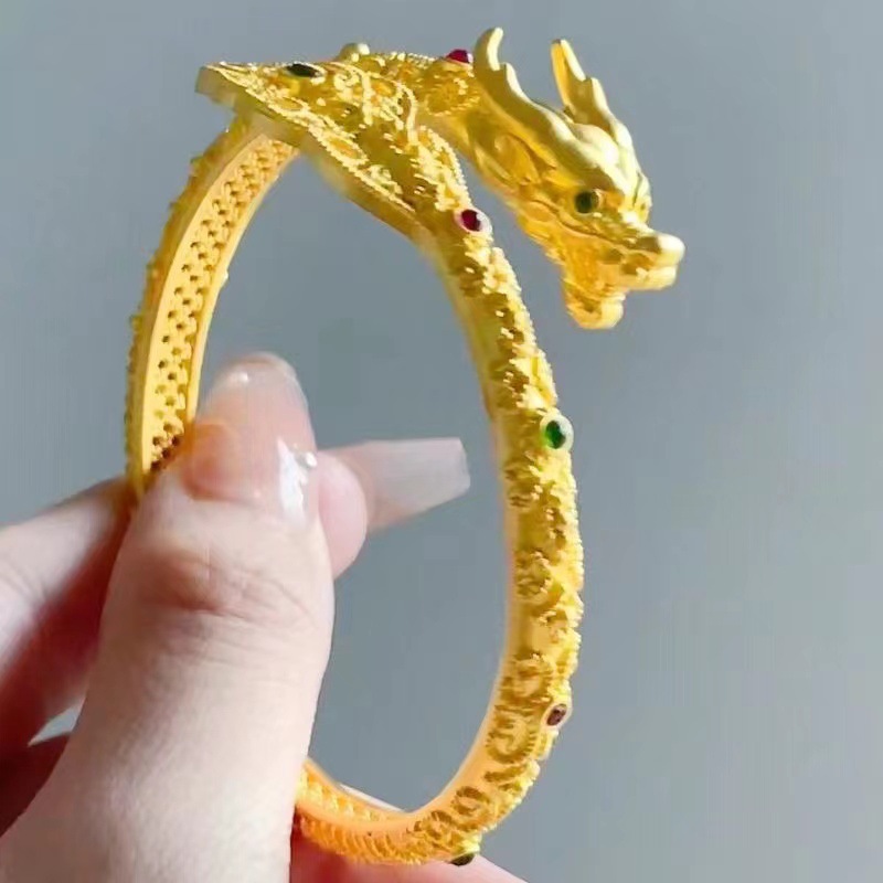 dragon tail swinging bracelet domineering exquisite filigree craft dragon bracelet advanced ancient