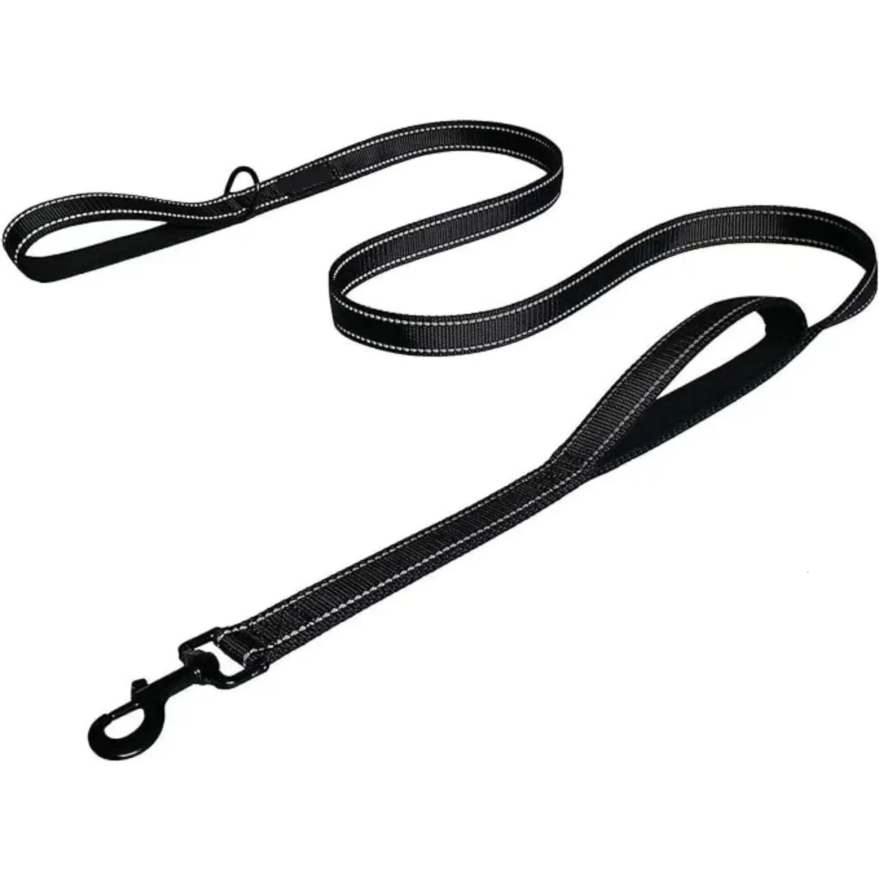 180cm Double Handle Dog Leash Double-Sided Reflective Night Safety Suitable for Medium to Large Dogs 250709