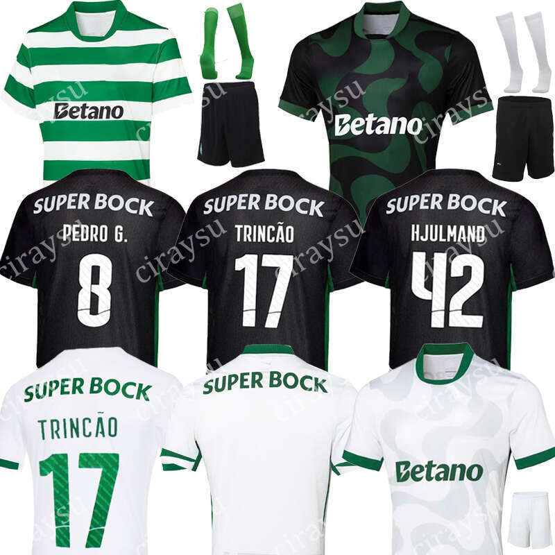 2025 2026 Lisbons Sporting CP Home soccer jerseys Pink October Lisboa CR7 HJULMAND GYOKERES COATES J.Palhinha PEDRO G. MORITA SARABIA Player football shirts Men Kids