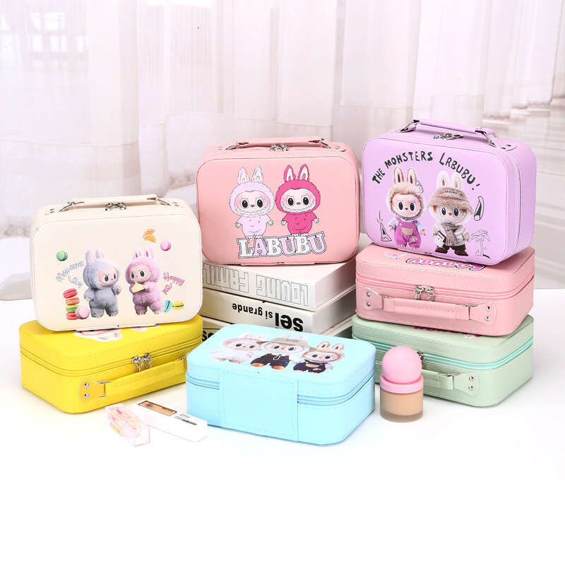Multifunctional Portable Bag, Fabric Makeup Case, Children's Storage Handbag, Small Square Bag with Large Capacity