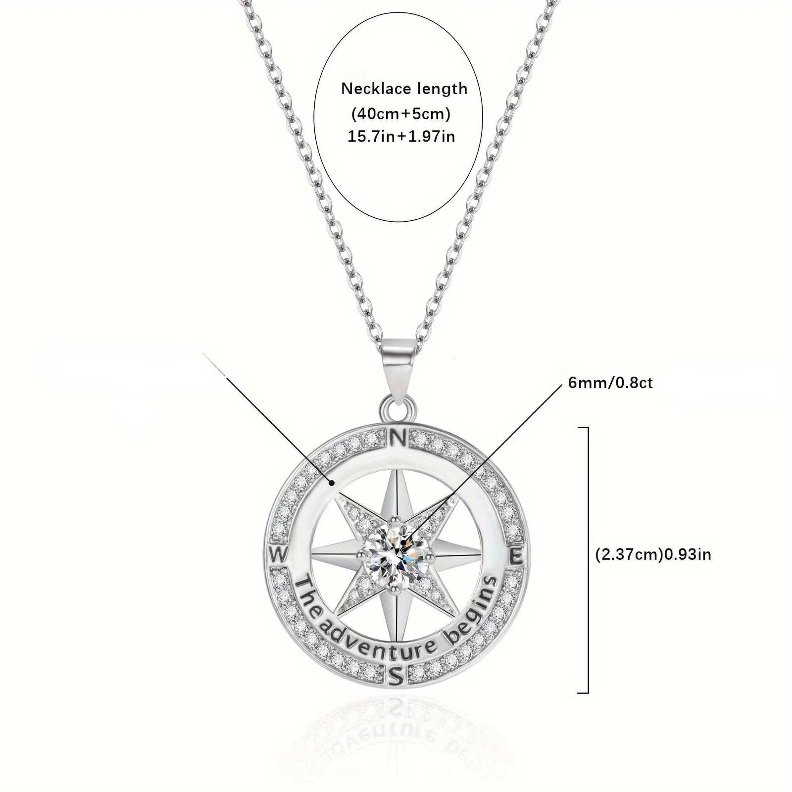 Cpass Necklace With Luxury Round Charm Jewelry Gifts For Wen Men W250712
