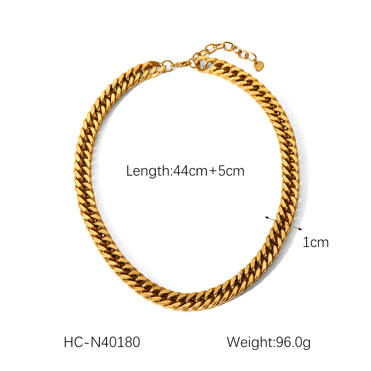 Luxury Jewelry Designer Jewelry Cross-border European And American INS Style Fashion 18K Gold-plated Necklace Handmade Chain Round Bead Chain Stainles