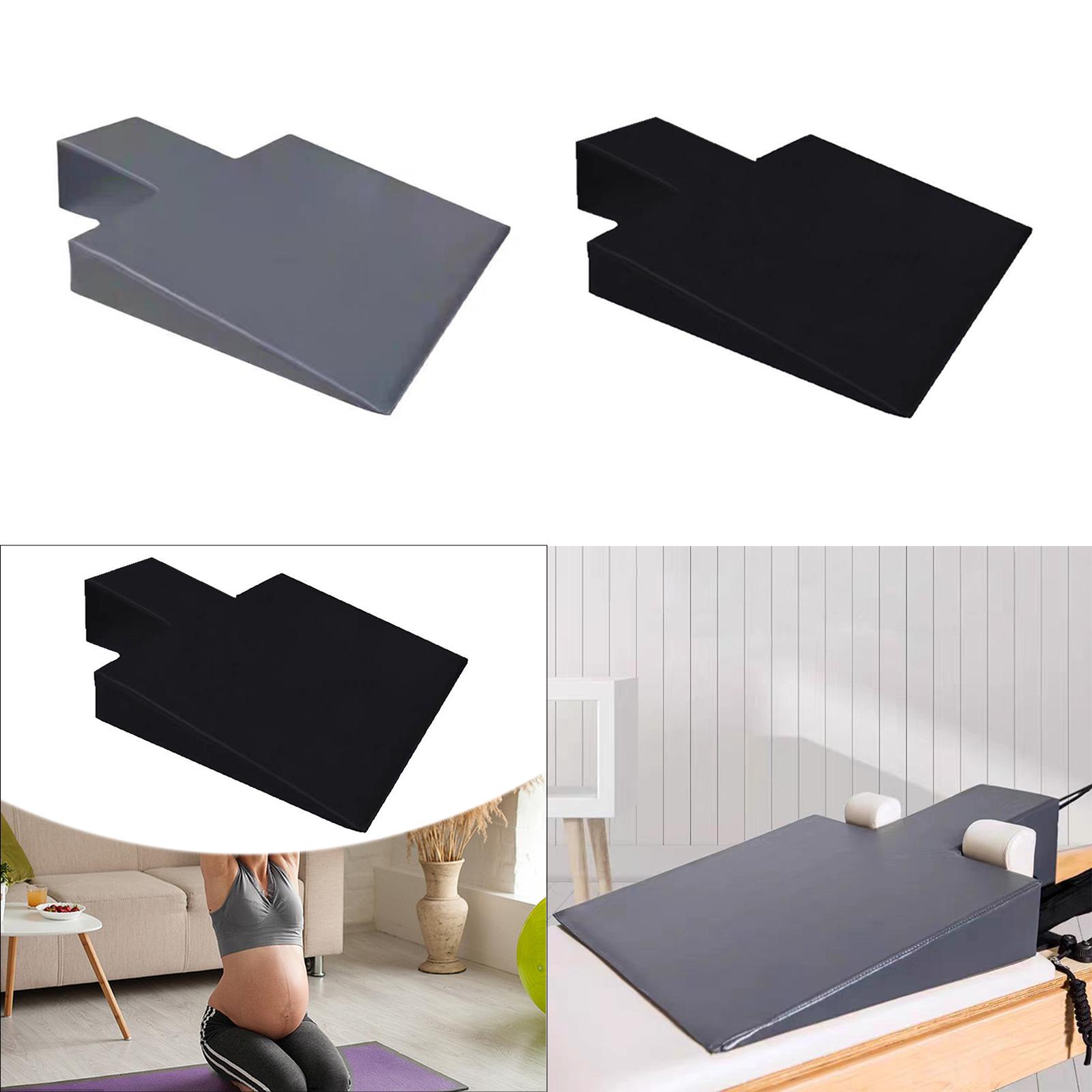 Pilates Reformer Wedge Block Brick Slant Board Large for Home Use Upholstered Wedge Accessories for Bodybuilding Training