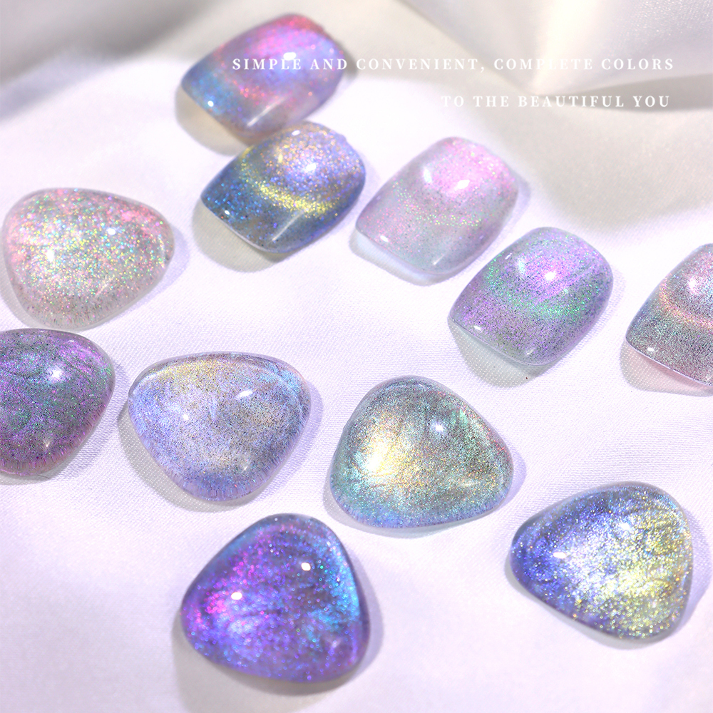 VINIMAY Aurora Thread Cat Eye Gel Nail Polish Nail UV Glitter Gel Varnish Soak Off Gelpolish Gel Nail Art Lacque Primer