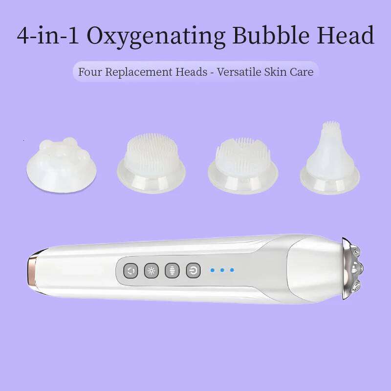 Portable Co2 Oxygen Bubble Pen High-Frequency Vibration Facial Cleaning Balance Serum Input Hydration Rejuvenation Beauty SPA