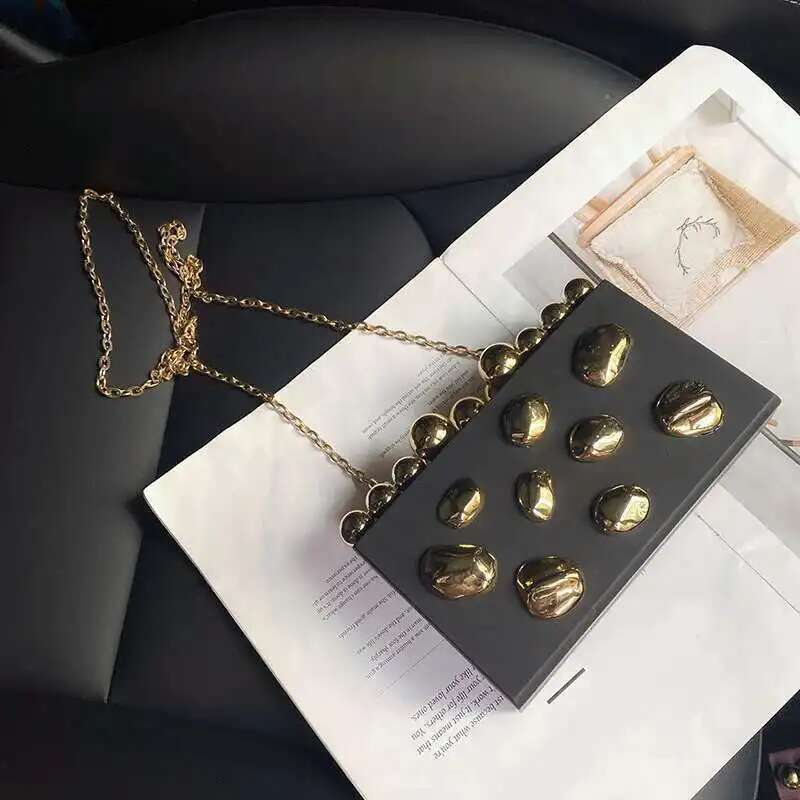 Shoulder Acrylic Clutch Women Chain Box Dinner Bag
