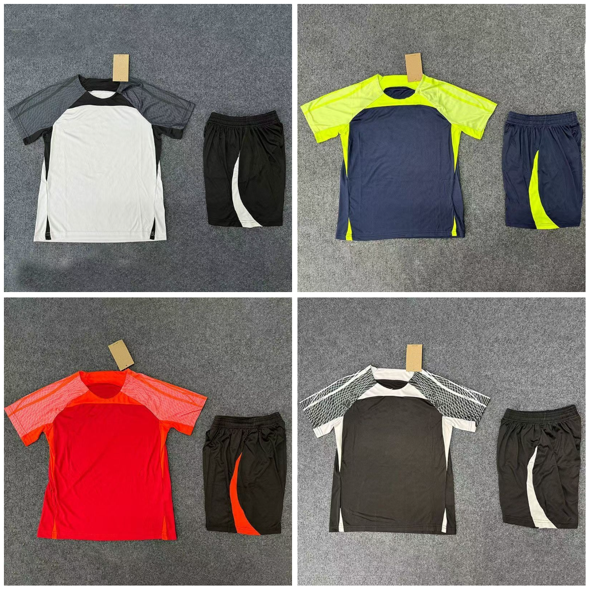 Mens tracksuits tech set two-piece tracksuit summer sports fiess jogging suits running shirts shorts quick dry sportswear soccer jersey basketball gym t-shirt