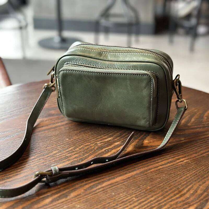 Johnature Casual Women Pillow Bag Soft Real Leather 2025 New Simple Solid Color Versatile Cowhide Shoulder & Crossbody Bags