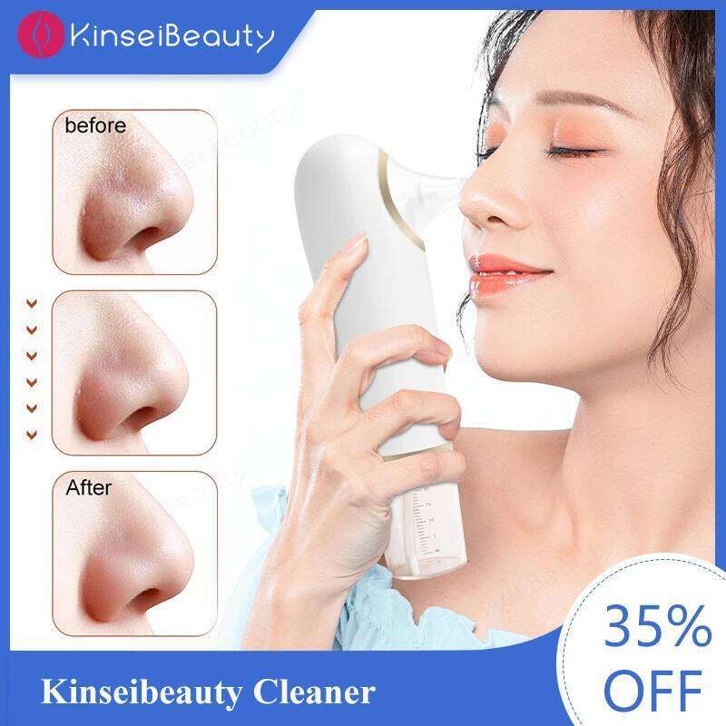 Kinseibeauty Electric Cleaner Blackhead Remover Water Cycle Deep Pore Cleansing Face Acne Pimple Removal Suction Beauy Tool