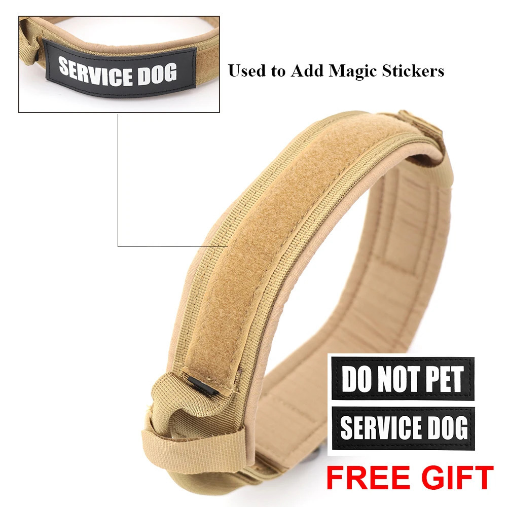 Dog Training Collar Adjustable Tactical Dog Collar And Leash Set Control Handle Pet Lead Collar For Small Big Dogs 250709