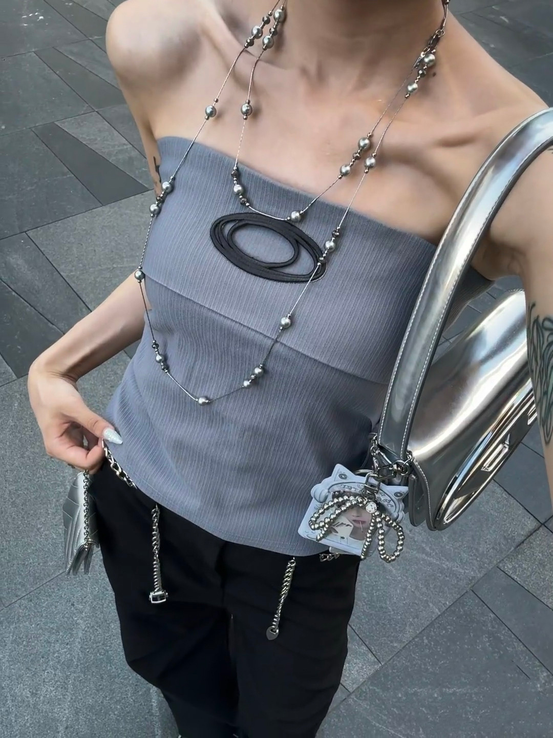 Luxury Jewelry Designer Jewelry Long Starry Sky Imitation Pearl Necklace For Women, High-end Feel, Multiple Wearing Styles, Clavicle Chain, Light Luxu
