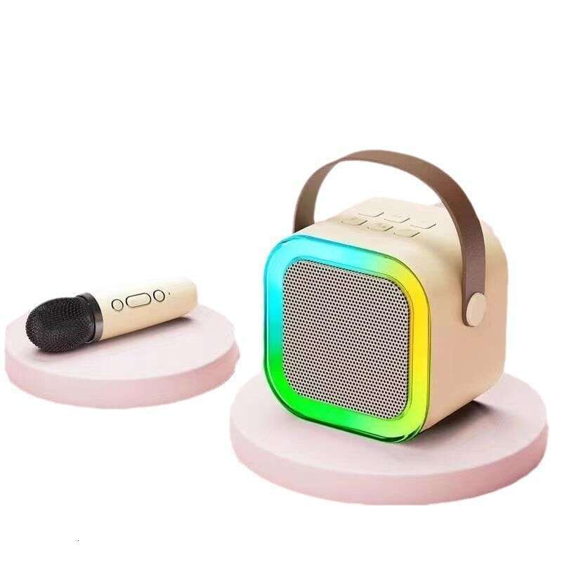 Designer Famous Brand K Speaker Mini Portable Sing Wireless Bluetooth All In One Hine Karaoke Singing Song Request Home KTV