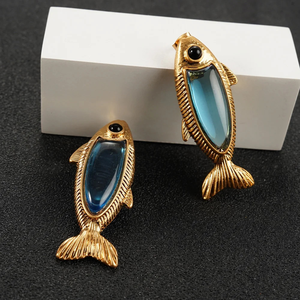Fish Earrings Uniquely ed for Women for Her Birthday Gift Daily Travel Banquet Accessories 250711