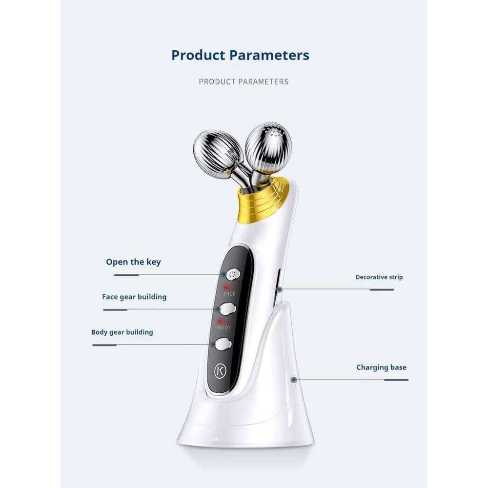 Electric Y Shape 3D Face Lifting Vibrating Facial Lift Body Roller Massager