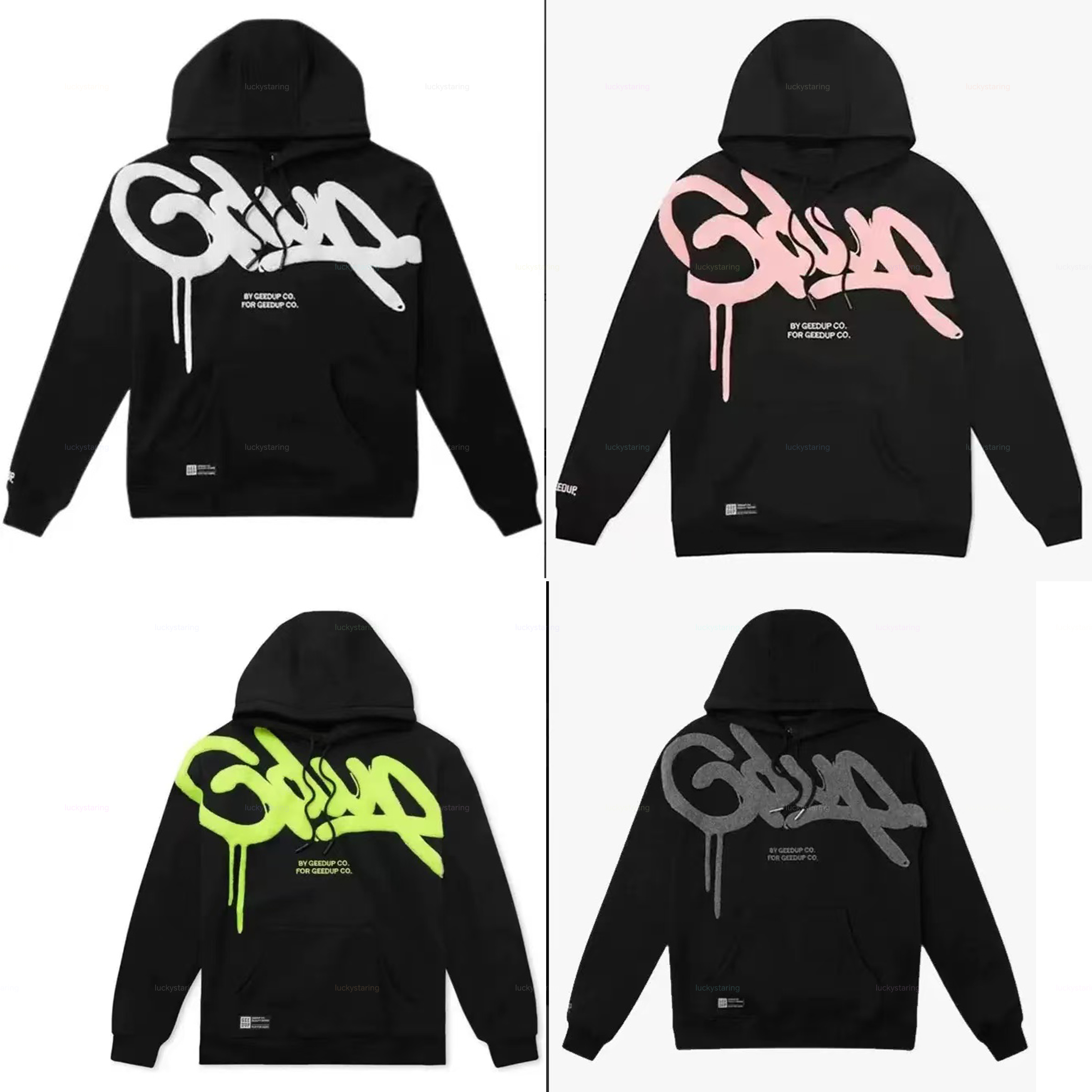 designer GEEDUP casual hoodie cotton jacket 2025 Mens Tracksuits Top Tracksuit Towel embroideries Hoodie Womens Hoodies fashion Pants 5A