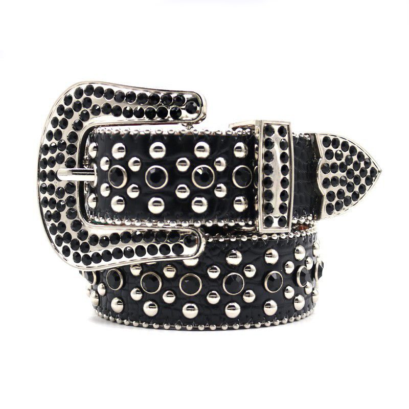 Classic designer Men Women Bb Simon Belt Luxury Designer Belt Retro Needle Buckle belts Crystal diamond