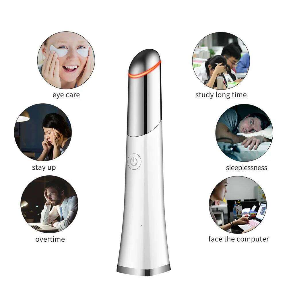 Anti Ageing Wrinkle Dark Circles Bag Thin Face Device USB Portable Care Pen Mini Electric Eye Massager Vibrator Roller