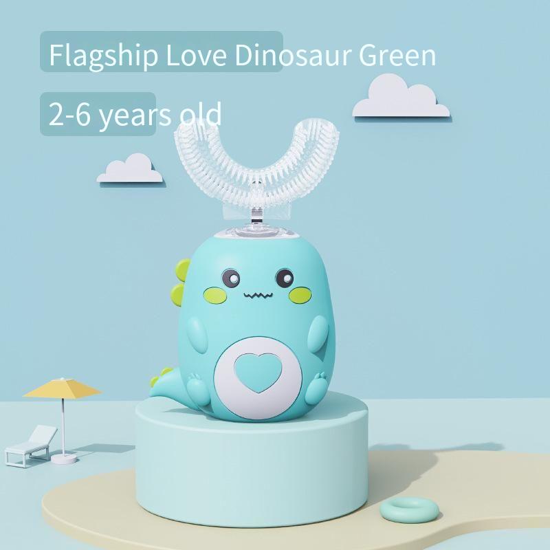Designer brand new children's electric toothbrush U-shaped 2-6-12-year-old toothbrush artifact to let the baby love to brush and form good habits