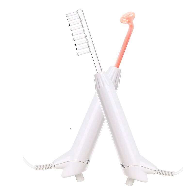 Portable High Frequency Facial Hine For Skin & Hair Care D'arsonval Violet Ray Wand With 4 Tubes