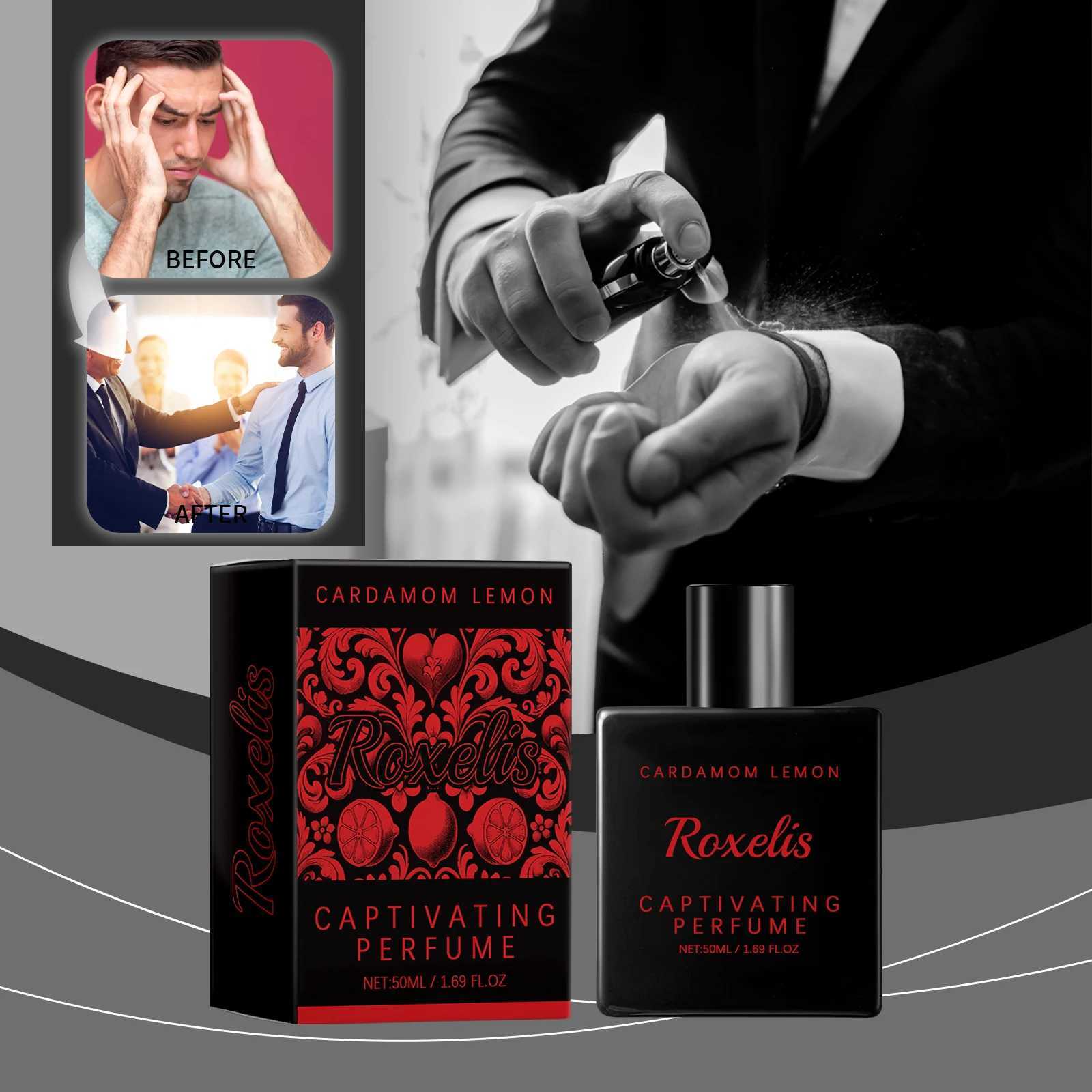 Roxelis Rich Cardamom Lemon Charming Perfume Rich Charming Perfume Cardamom Lemon Fresh Unique Charm Fragrance Exquisite Scent W250712