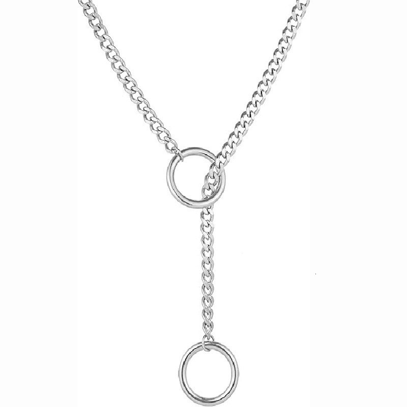 Luxury Jewelry Designer Jewelry Amazon Personalized Heart-shaped O-ring Slide Chain Necklace Trendy Long Necklace For Women Vintage Fashion Jewelry