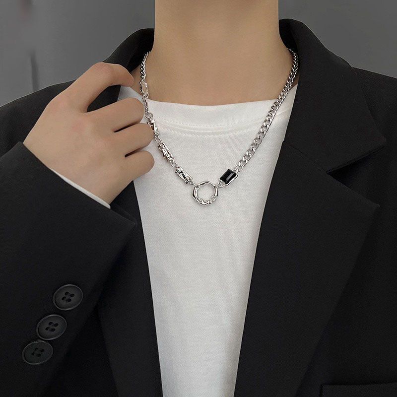 Luxury Jewelry Designer Jewelry Necklace For Men Titanium Steel Non-fading Simple Versatile Jewelry For Women Sweater Chain New Fashion Personality Ac