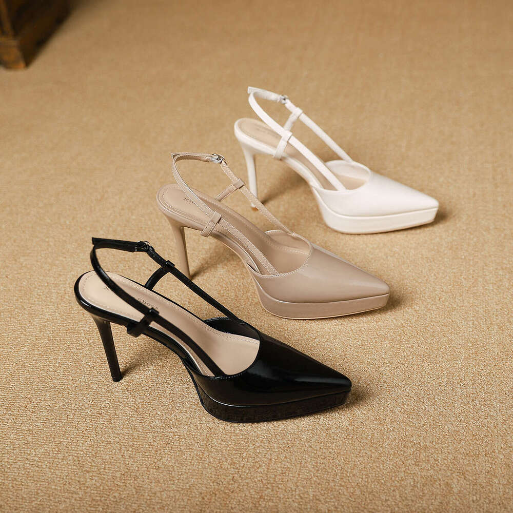 999-1 Pointed Toe Stiletto Heel Women's Shoes New Sexy Waterproof Platform Fashion High Heels