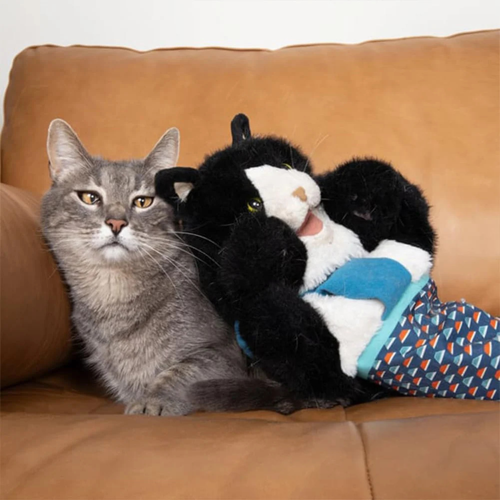 Cat Puppet Wrestler Interactive Play Cat Toys Wrestling Glove With Sturdy Padding Soft Plush Cat Wrestle Toy Animal Hand Glove 250708