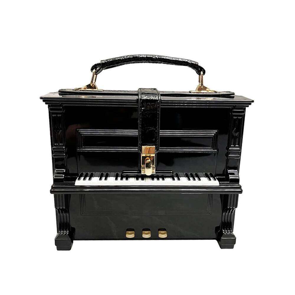 purses and handbags Designer crossbody shoulder For Women piano shape handmade bags Purse Messenger Bag banquet bag