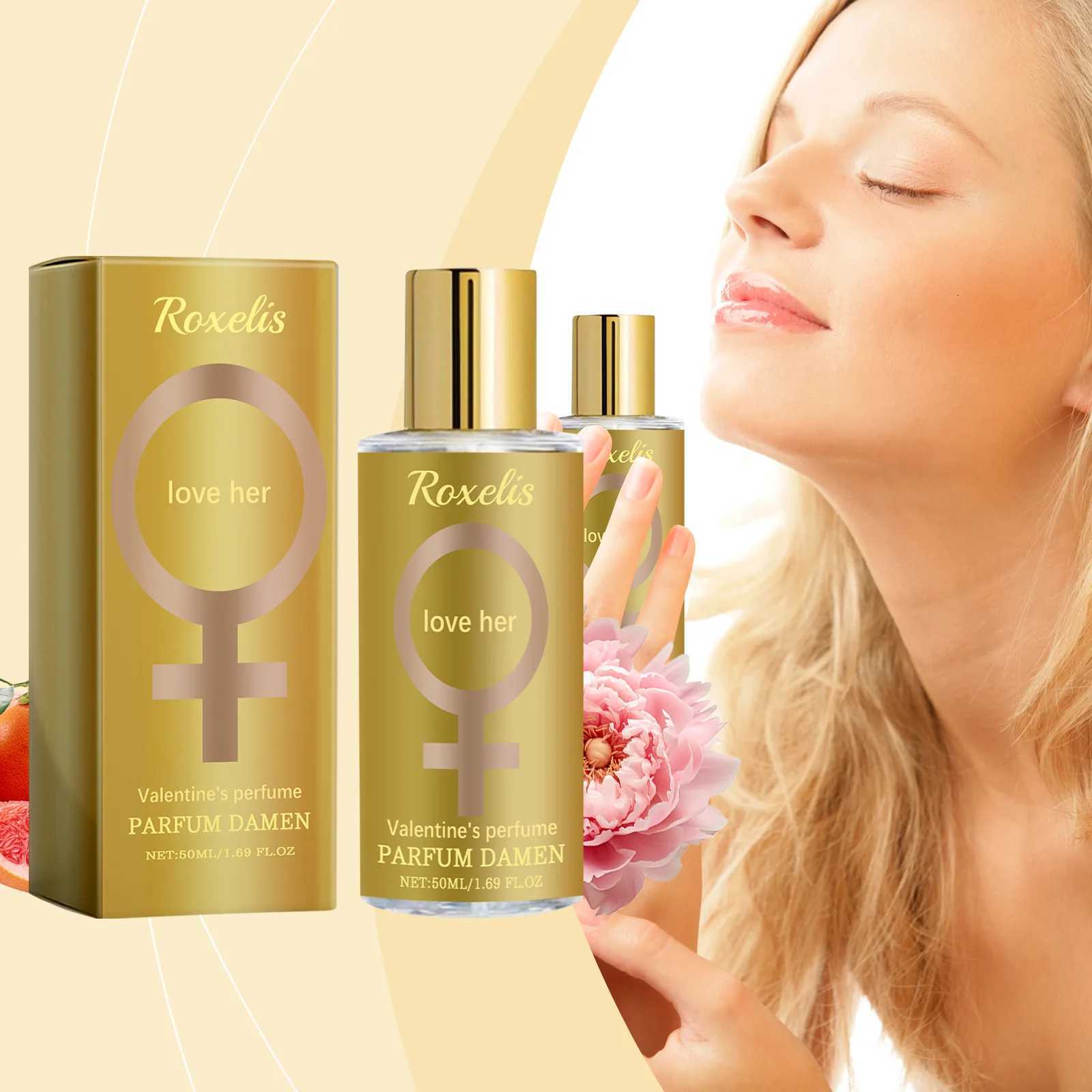 Roxelis 50ml Long Lasting Pheromone Perfume Love Him/Her Flirting Seduction Freshing Scent Dating Atmosphere Charming Perfume W250712
