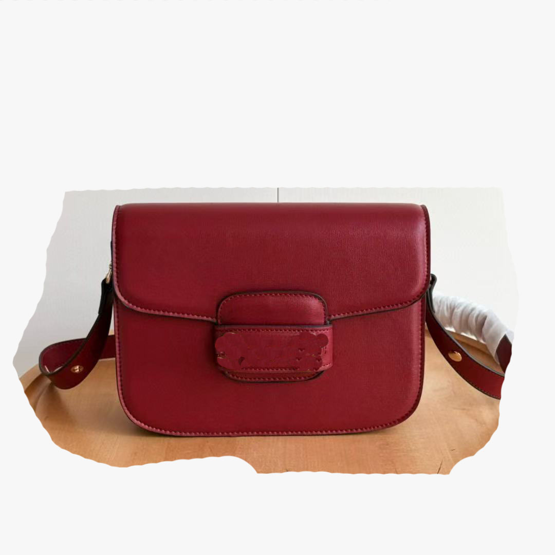 2025 new woc Luxury designer handbag retro moonlight saddle bag men's and women's New Single Shoulder Bag