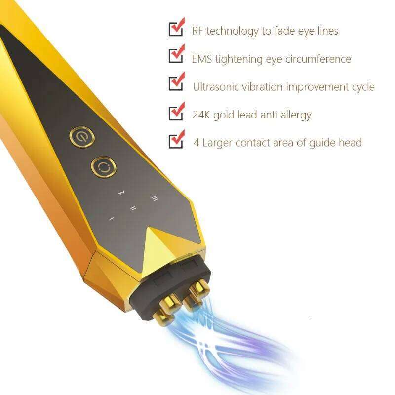 Multi-Rf Radio Frequency & Anti Ageing Skin Tightening Device Dark Circles For Eye Face Neck Hands Toning Wrinkle Remova