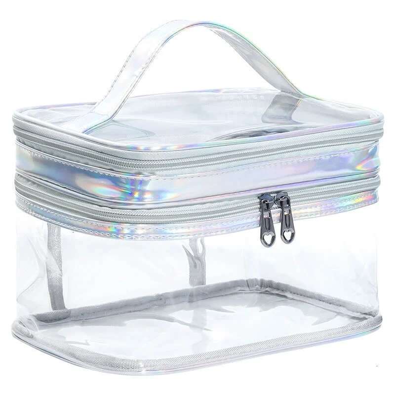 Transparent Cosmetic Female Net Celebrity Large-Capacity Travel Girl Portable Waterproof Wash Storage Bag