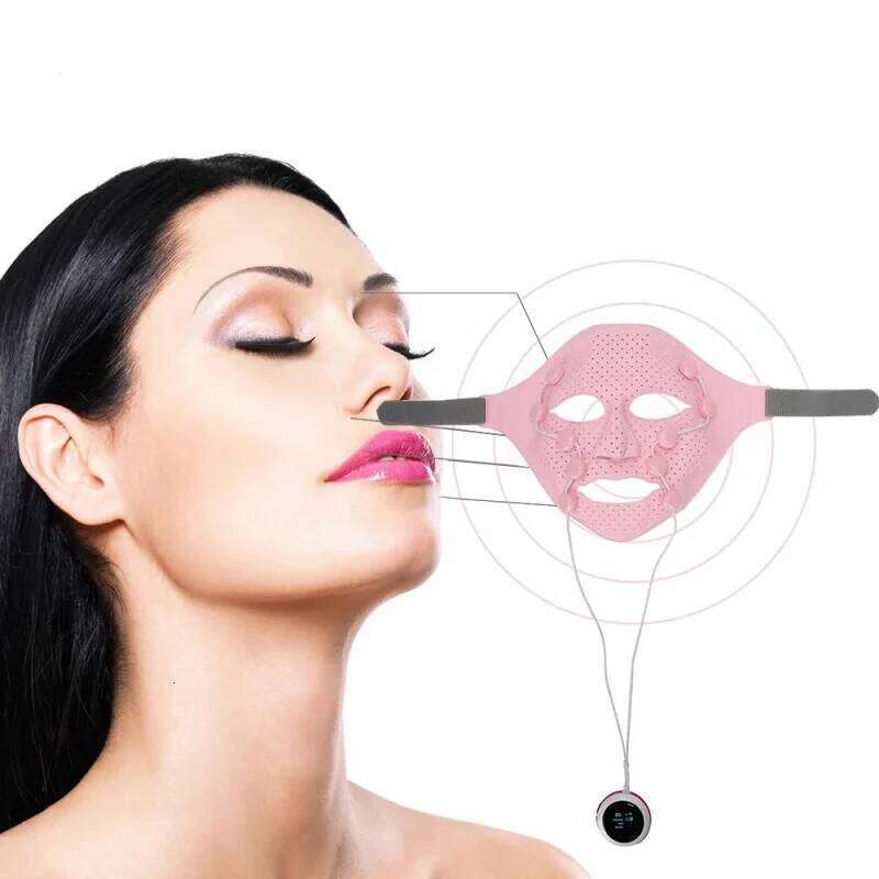 Beauty Massager Device Silicone 3D Facial Lifting Firm Skin Massage Mask Tool