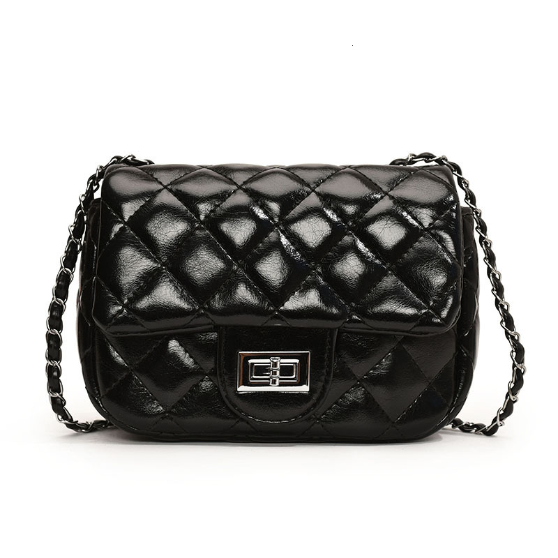 Luxury Brand Designer Bag Single Shoulder Bag Quilted Chain Solid Color Korean Style Crossbody Bag Fashion Style Simple Texture Commuting Versatile Sm