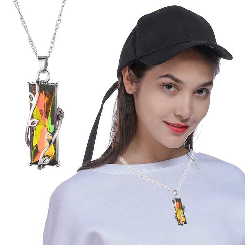 Stone Tree Of Life Pendant Necklace For Women Men Long Chain Crystal Bird Square Necklaces Statement Jewelry W250712