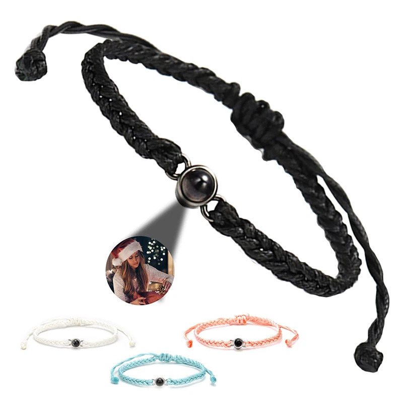 Personalized Po Bracelets Custom Po Projection Bracelet Adjustable Projection Picture Bracelet Jewelry for Women Man 250712