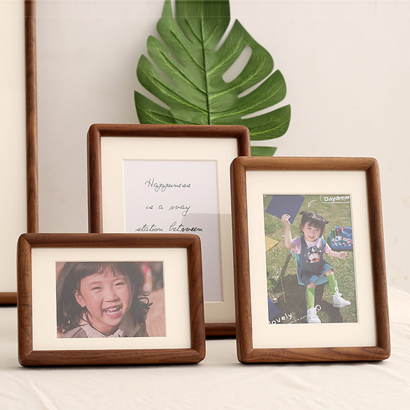Solid Wood Picture 10X15/15X20/20X25cm Decor A4 Honors Certificate Document High-grade Photo Frame for Desktop Gift H260306