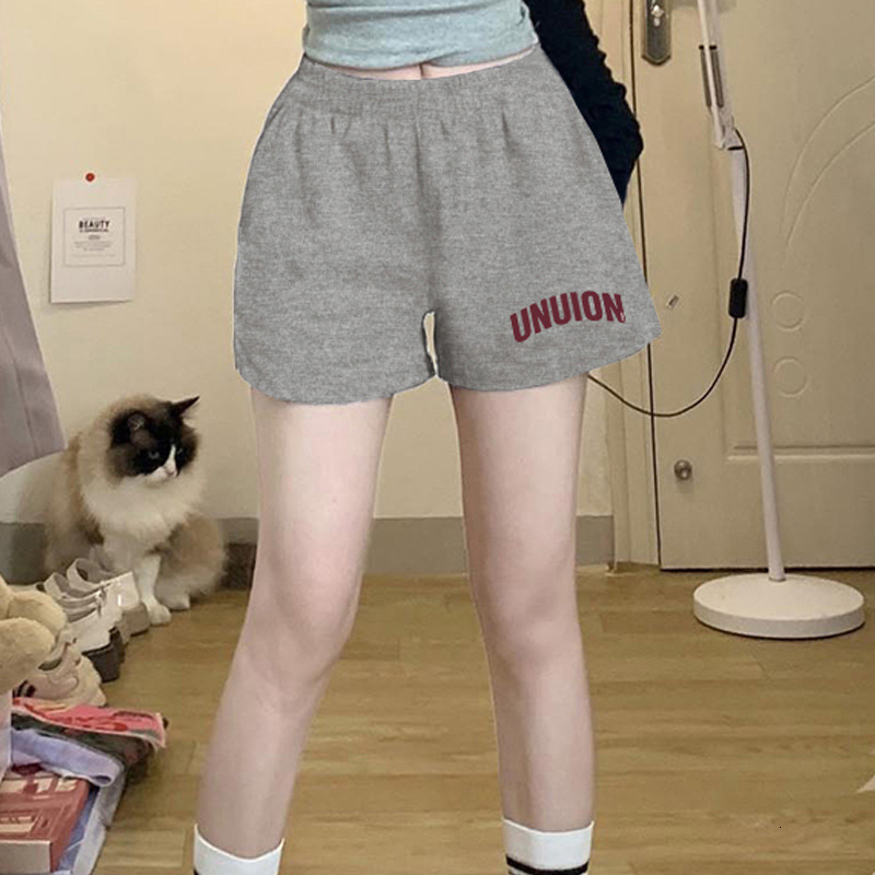 Summer New Women's Shorts Summer Grey Women's Shorts Loose New Thin Wide Leg Shorts Hot Girl Running Sports Shorts New Designer Shorts