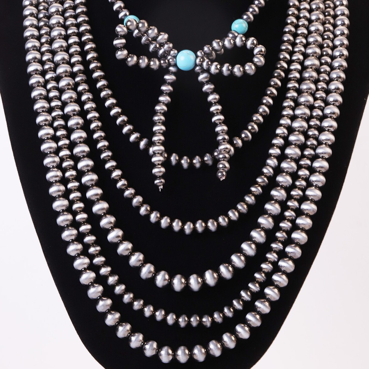 Luxury Jewelry Designer Jewelry Fashion Retro Western Cowboy Round Bead Chain DIY Necklace Multi-specification Pendant CCB Beaded Butterfly Sweater Ne