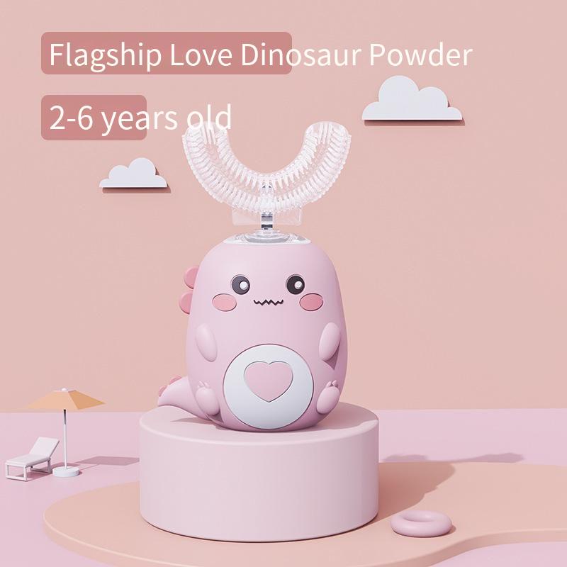 Designer brand new children's electric toothbrush U-shaped 2-6-12-year-old toothbrush artifact to let the baby love to brush and form good habits