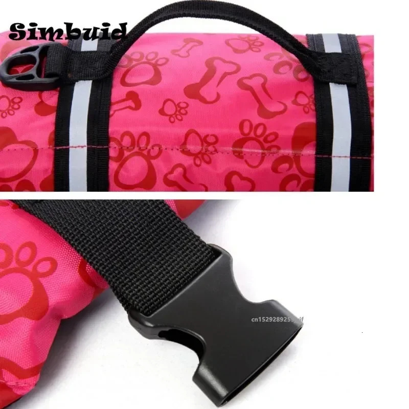 Summer Dog Life Jacket Reflective Adjustable Pet Swimwear Safety Vest Surfing Sailboat Enhanced Buoyancy Puppy Life Jacket 250708