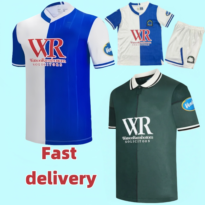 25 26 Blackburn Jersey fans TRAVIS HEDGES BERG SUTTON 2025 football shirt