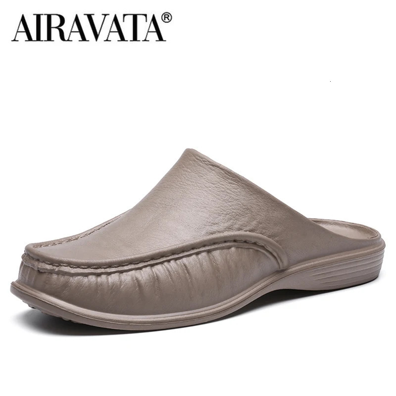 Men EVA Slippers Slip on Flats Shoes Fashion Beach Sandals Home Shoes Size 40-47 250707