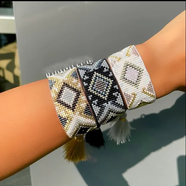 Pretty Bead Vintage Handmade Miyuki Woven Bracelet For Women Mexican Friendship Pulseras Gift 250712