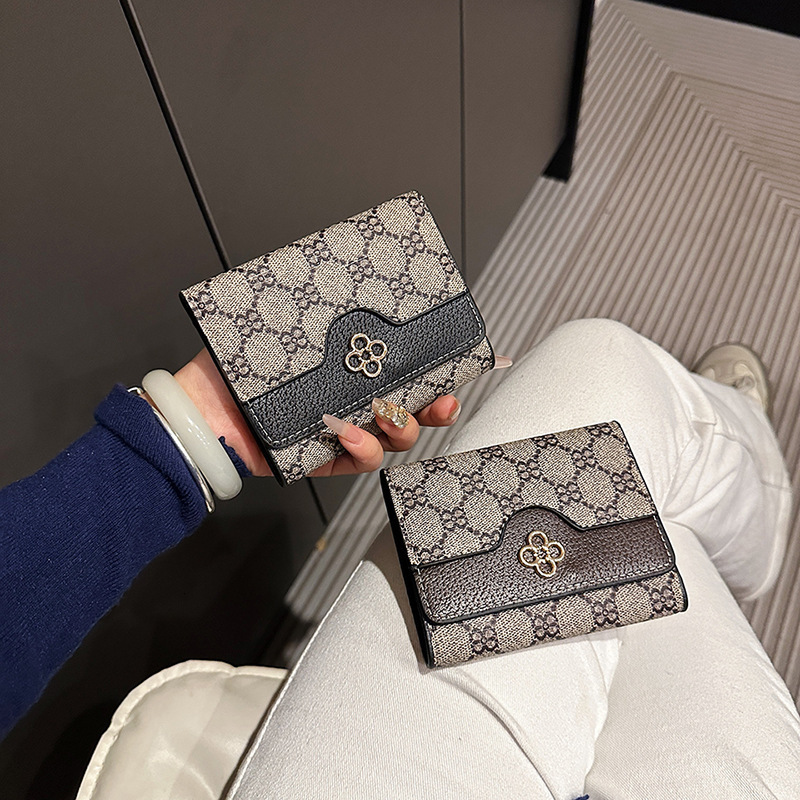 Luxury Brand Designer Bag Cross-Border Exclusive Large Capacity Multi-Card Slot Women's Printed Long Wallet Retro Classic Cross-Border Wholesale 