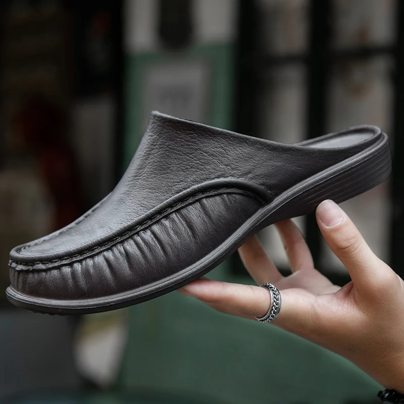 Men EVA Slippers Slip on Flats Shoes Fashion Beach Sandals Home Shoes Size 40-47 250707