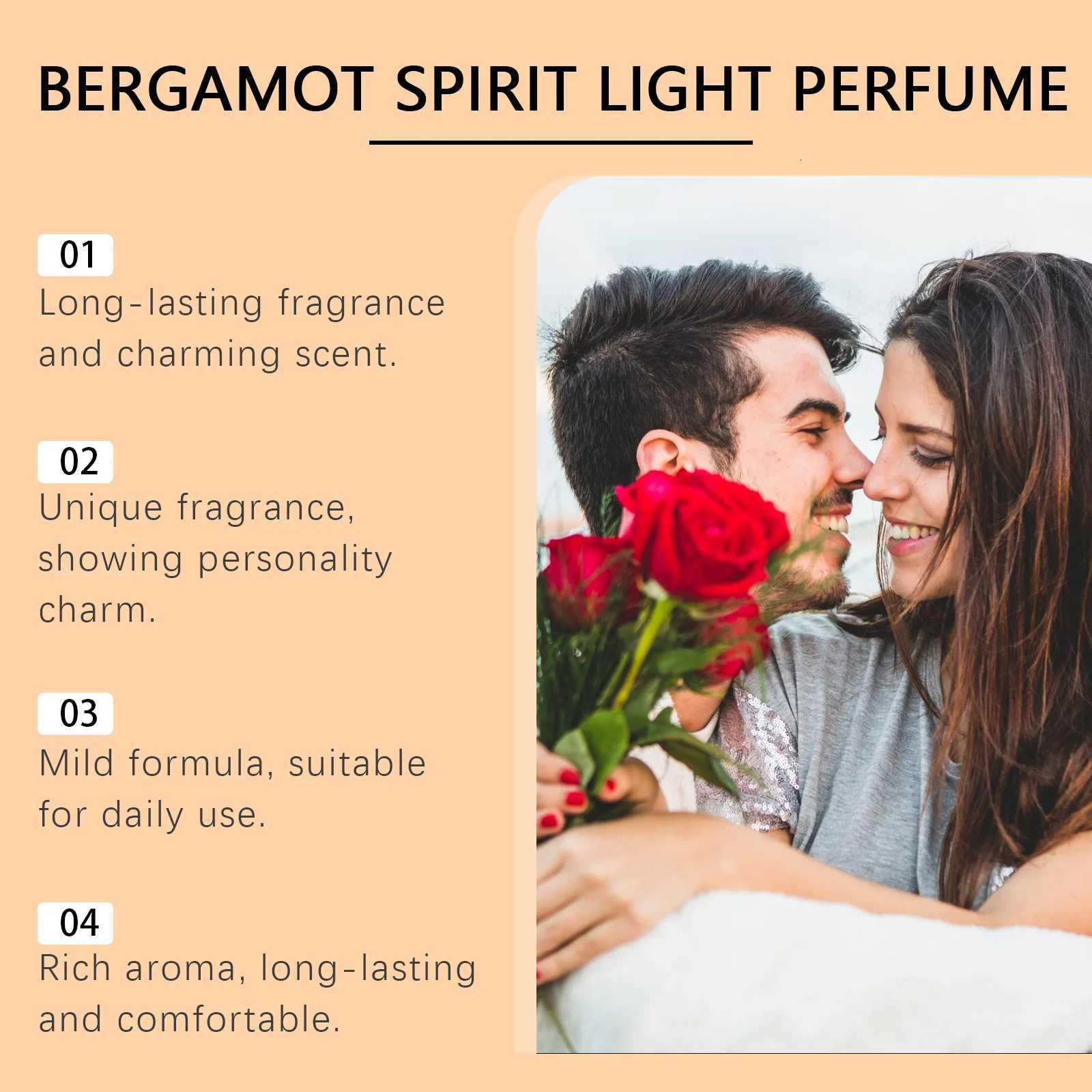 Roxelis 50ml Men Bergamot Perfume Dating Flirting Long Lasting Pheromone Fragrance Refreshing Deodorant Charming Scent Perfume W250712