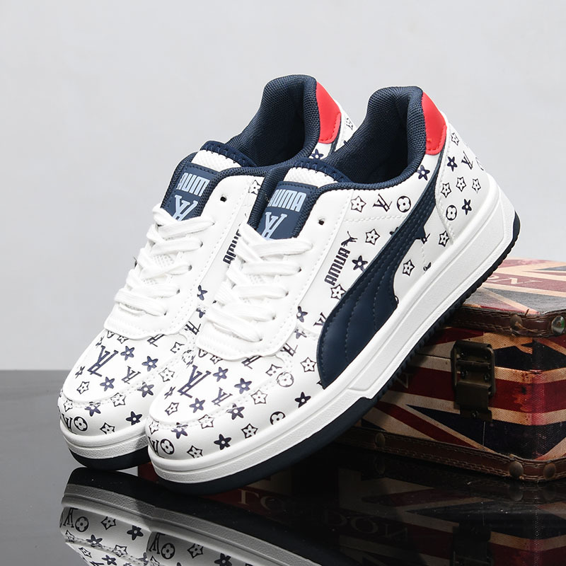 free shipping casual shoes Flat shoes low cut casual sports shoes versatile trendy shoes Korean version board shoes trendy couple trend sneakers new