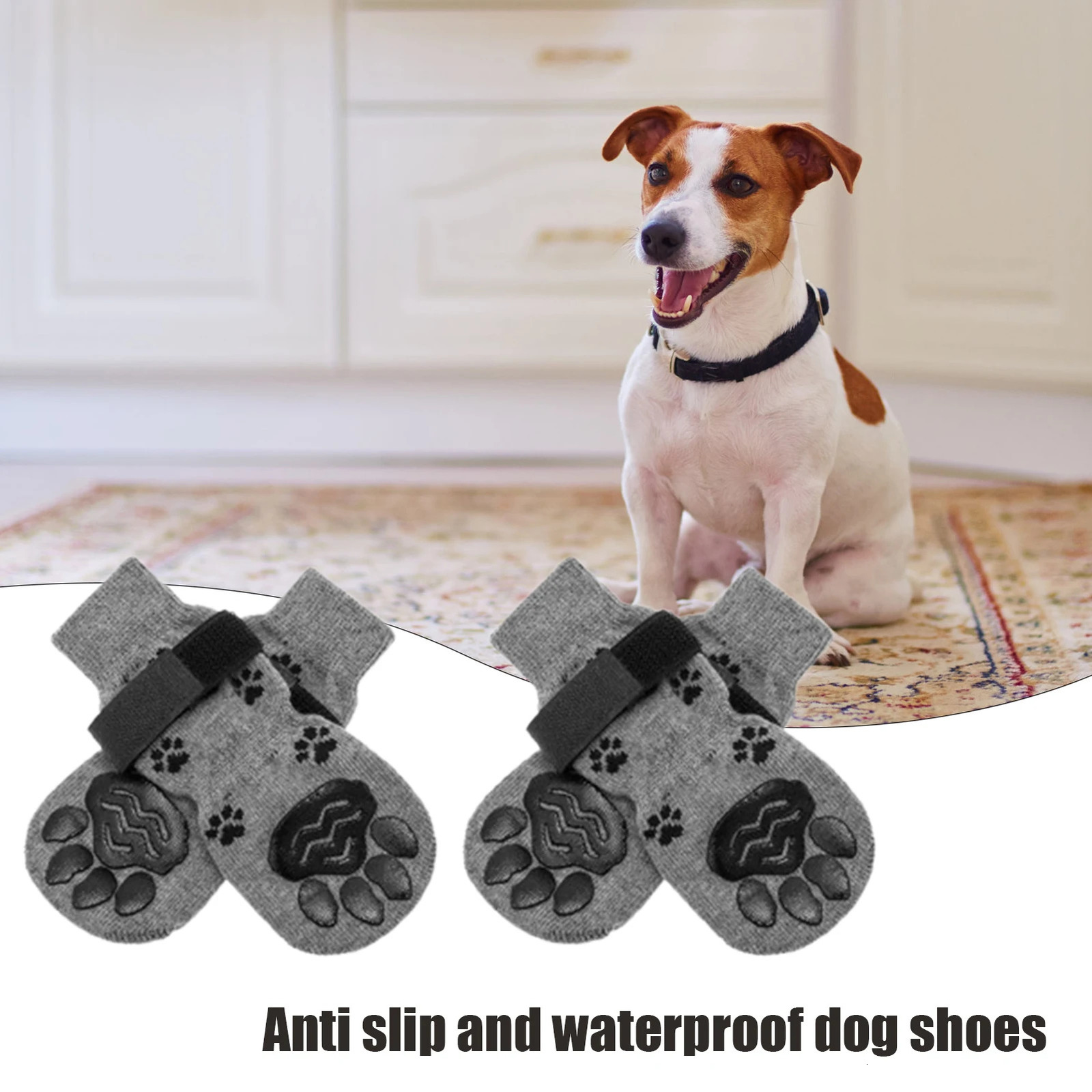 Pet Socks Cat And Dog Foot Covers Outdoor Anti-slip Dog Shoes Dirty-proof Anti-fall Dog Outing Shoes For Pets Dogs Walking 250709